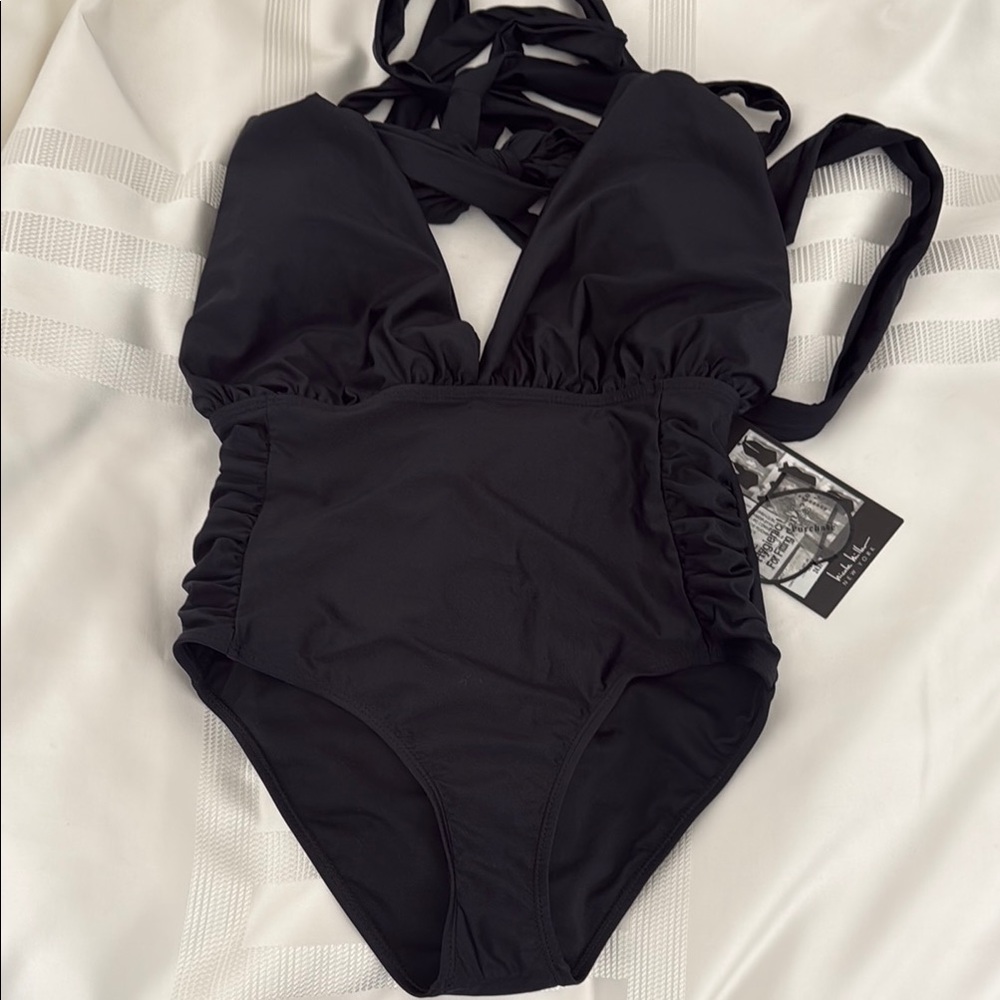 Black One Piece Swimsuit NWT